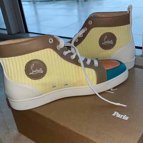 100% authentic Men's Christian Louboutin sneakers. Limited edition (south beach) - Picture 4 of 4